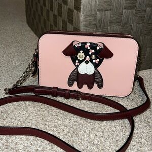 Kate Spade Floral Dog Crossbody purse